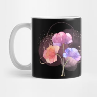 Dainty Poppies - Watercolor Flowers Mug